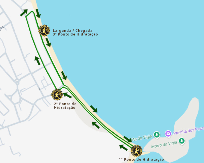 Mapa do percurso